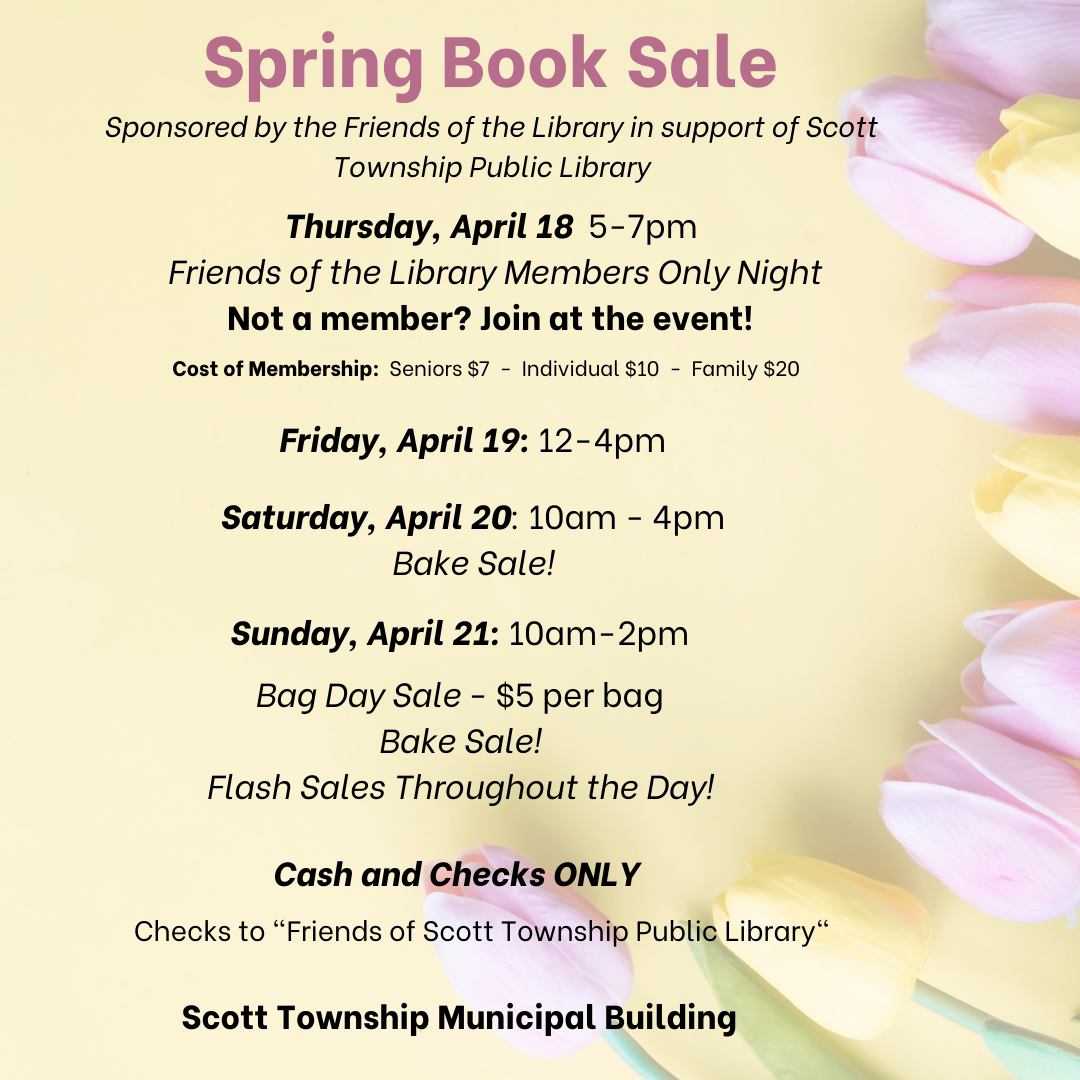 Book Sale April 18-21