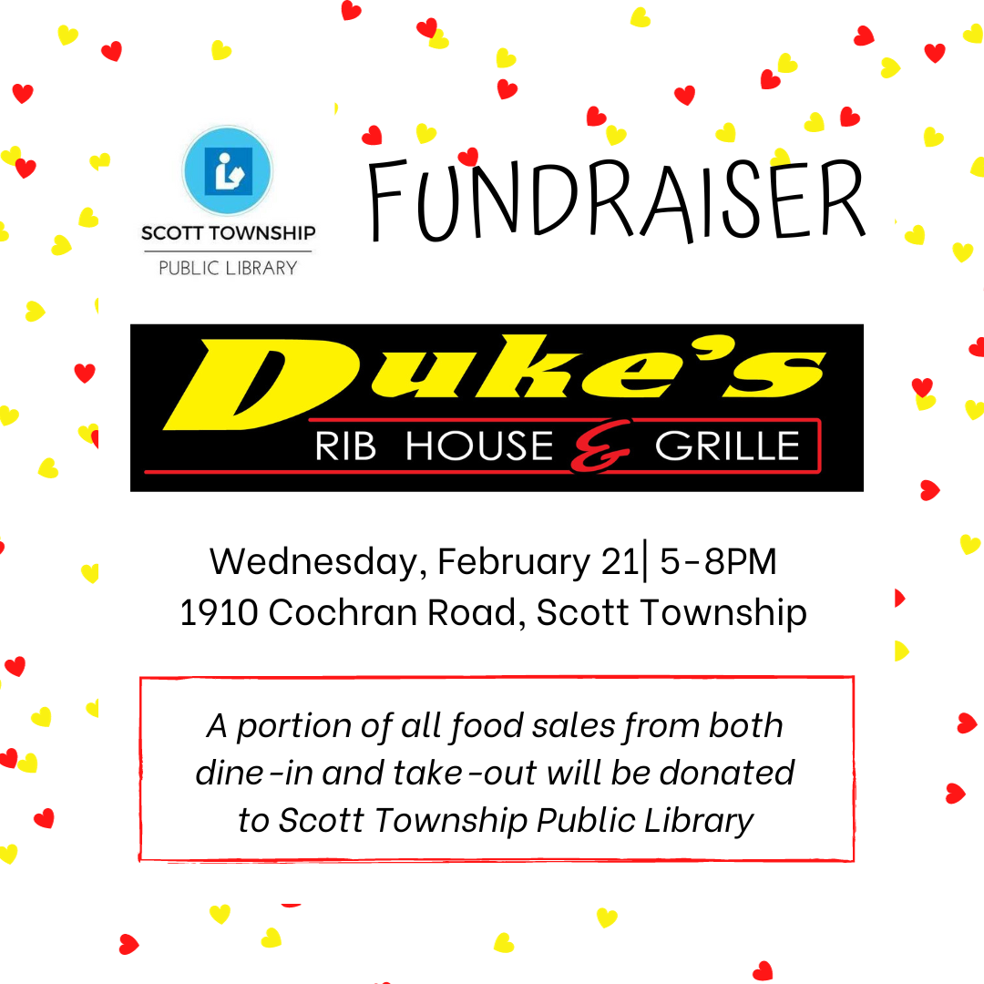 Wednesday, February 21 5-8PM 1910 Cochran Road, Scott Township