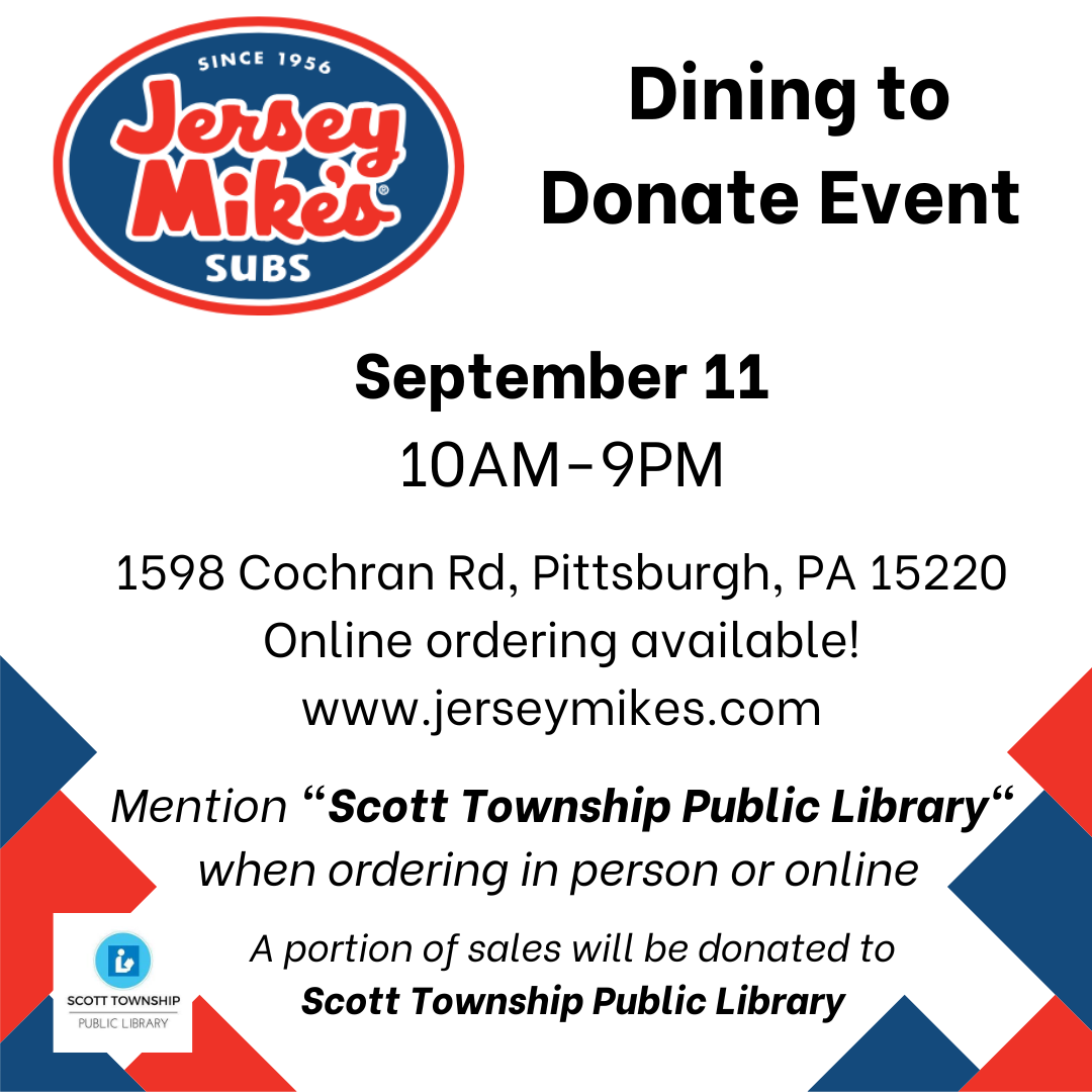 Jersey Mike's Sept 11 10AM - 9PM